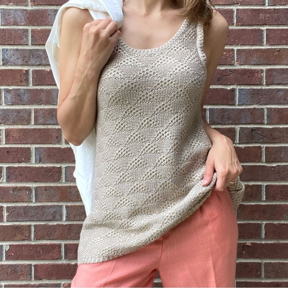 MOTH Silver Knit Women's Top